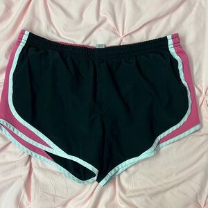 Arizona Jean Company Black and Pink Athletic Shorts